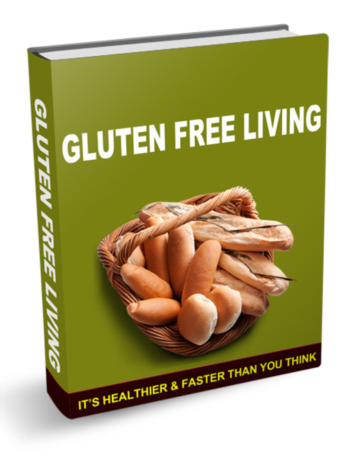 Product picture Gluten Free LIVING, Diet, Bread, Pasta, Flour, COOKBOOK